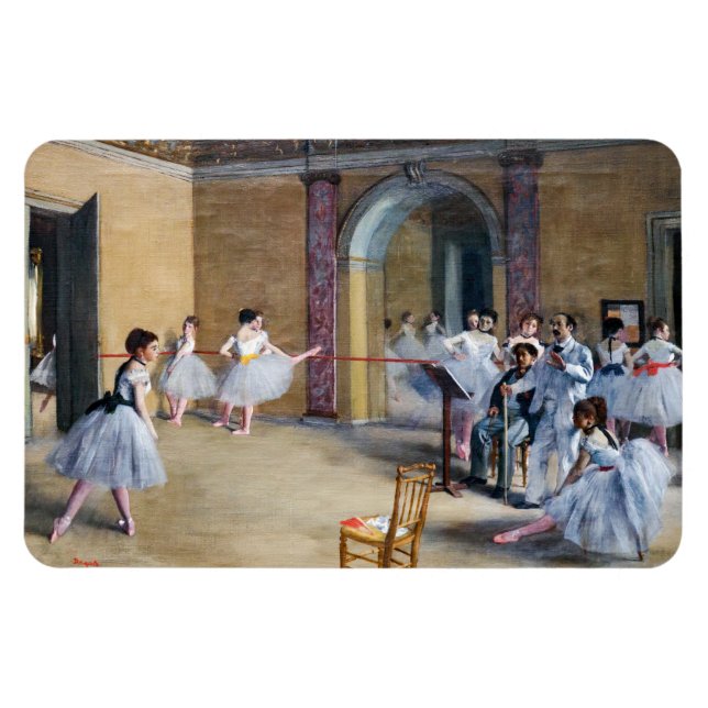 Ímã Edgar Degas - Dance Foyer, Opera rue Le Peletier (Horizontal)