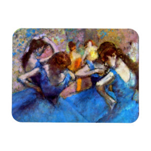 Ímã Edgar Degas - Dancers In Blue - Ballet Dance Lover