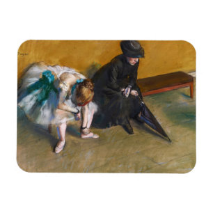 Ímã Edgar Degas - Esperando