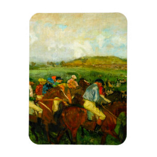 Ímã Edgar Degas Horseback Riding