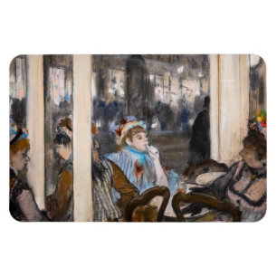 Ímã Edgar Degas - Mulheres num Café Terrace à Noite