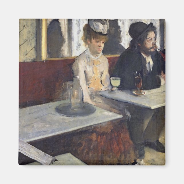 Imã Edgar Degas | Num café ou na Absinthe (Frente)