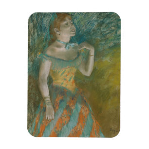 Ímã Edgar Degas o cantor no verde
