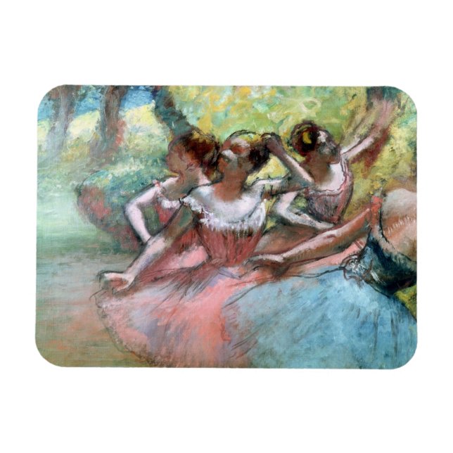 Ímã Edgar Degas | Quatro bailarinas no palco (Horizontal)