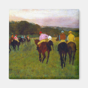 Imã Edgar Degas Race Horses em Longchamp