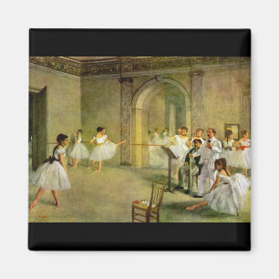Imã Edgar Degas - Salão do balé da ópera na rua