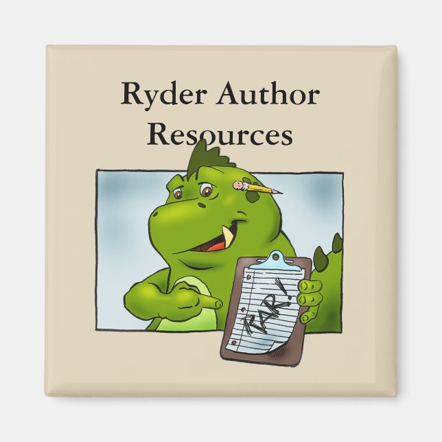 Imã Edgar Thesaurus Magnet - RAR! (Frente)