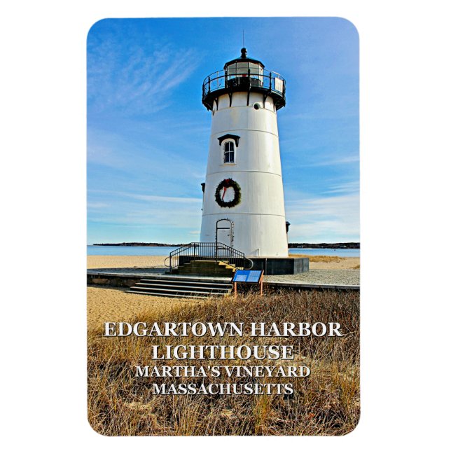 Ímã Edgartown Lighthouse, Massachusetts Flexi Magnet (Vertical)