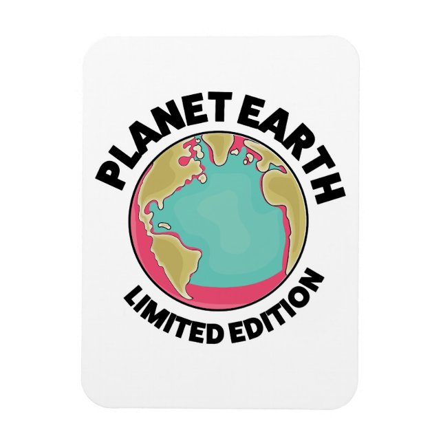 Ímã Edição limitada Planeta Terra (Vertical)