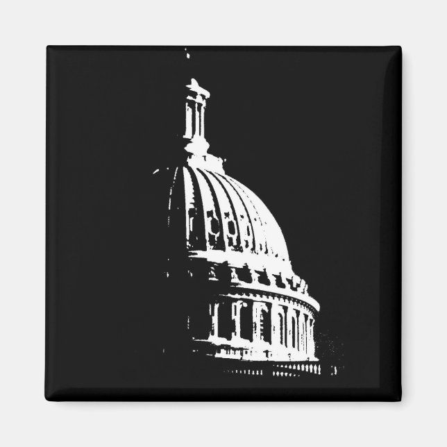 Imã Edifício de Capital B&W (Frente)
