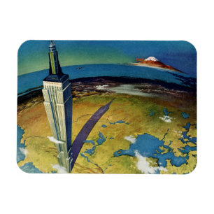 Ímã Edifício de Estado do Império Nova Iorque viagens 