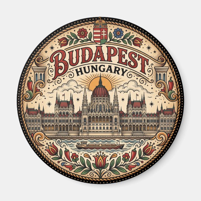Imã Edifício do Parlamento de Budapeste Hungria (Frente)