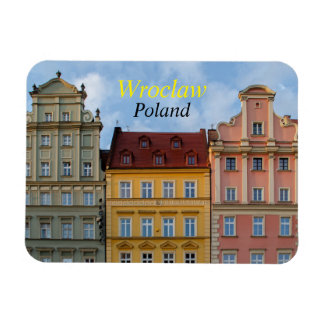 Ímã Edifícios Coloridos de Polônia de Wroclaw