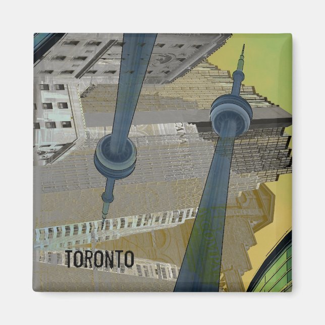Imã Edifícios de Toronto com ímã de torre NC (Frente)