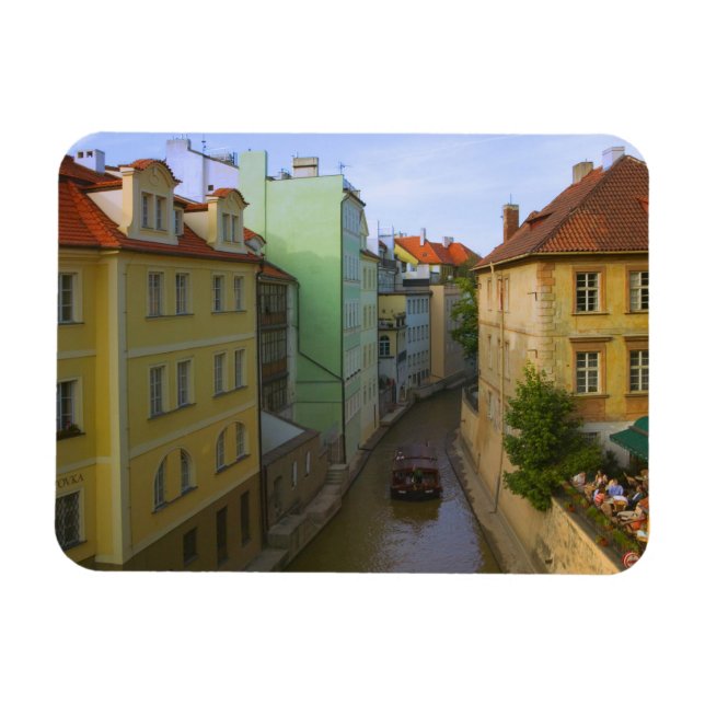 Ímã Edifícios históricos com canal, Praga, República T (Horizontal)