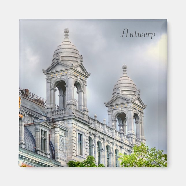 Imã Edifícios históricos em Antuérpia (Frente)