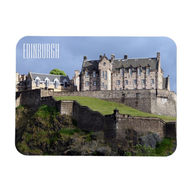 Ímã edinburgh medieval do castelo (Horizontal)