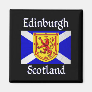 Imã Edinburgh Scotland Lion Rampant Scottish Flag