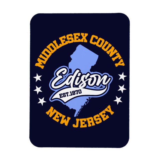 Ímã Edison, Nova Jersey (Vertical)