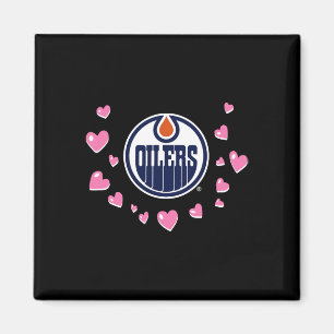 Imã Edmonton Oilers Amor de São Valentim Nhl Licenciad