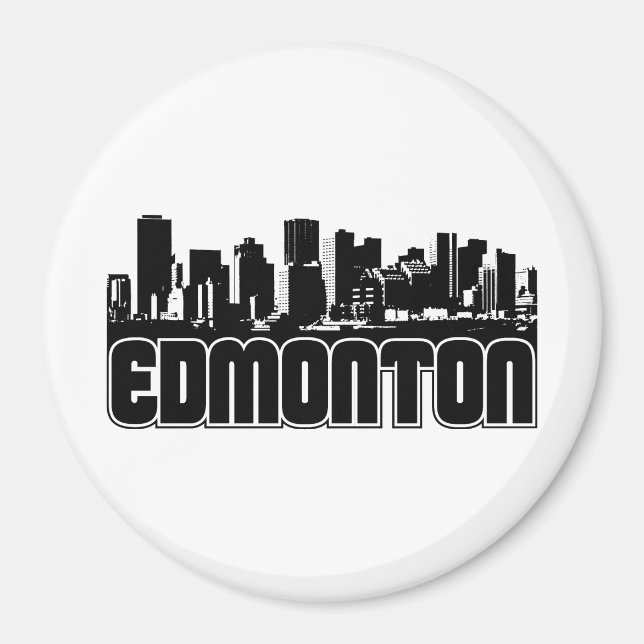 Imã Edmonton Skyline (Frente)