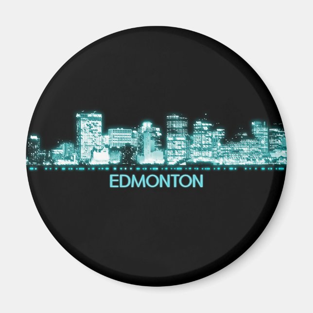 Imã Edmonton Skyline (Frente)
