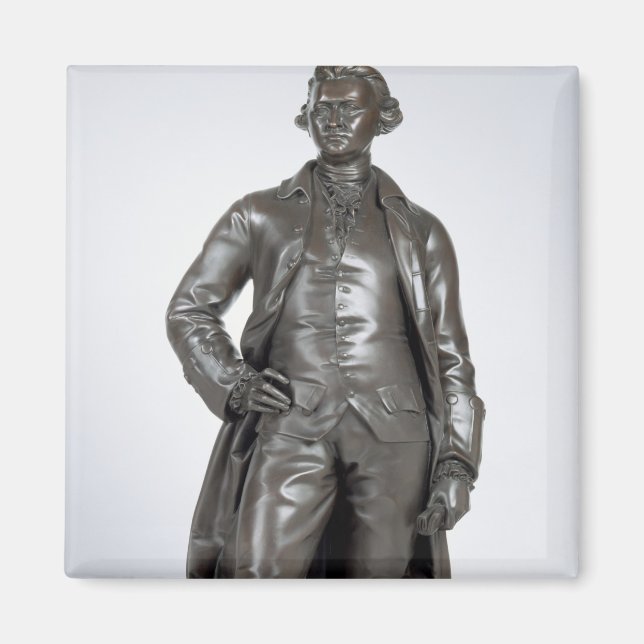 Imã Edmund Burke (1729-97) 1865 (bronze) (Frente)