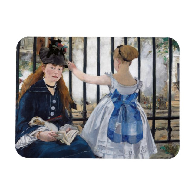 Ímã Edouard Manet - A Ferrovia (Horizontal)