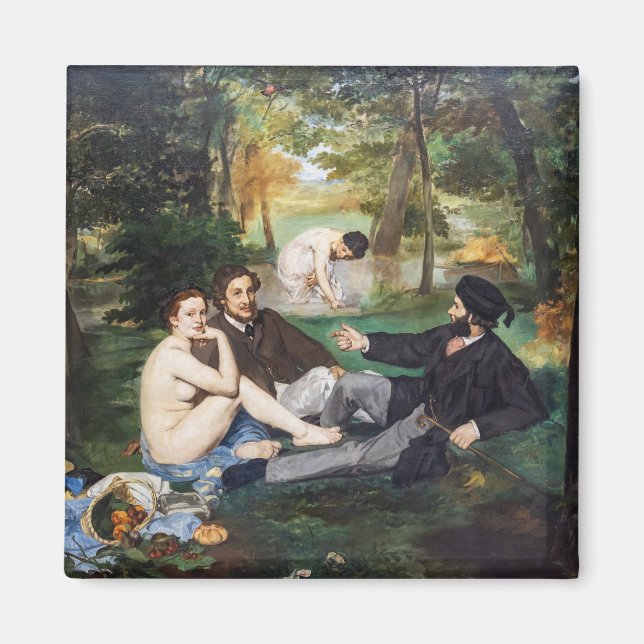 Imã Edouard Manet - Almoço na Relva (Frente)