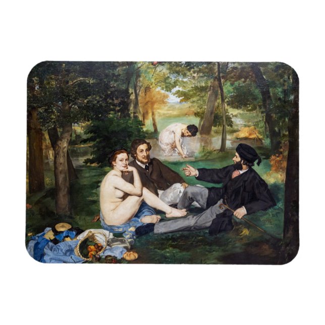 Ímã Edouard Manet - Almoço na Relva (Horizontal)