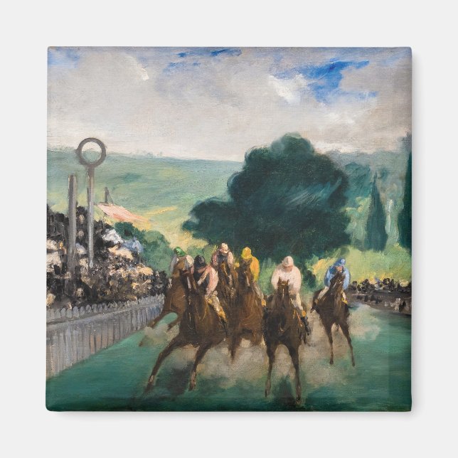 Imã Edouard Manet - As Corridas em Longchamp (Frente)