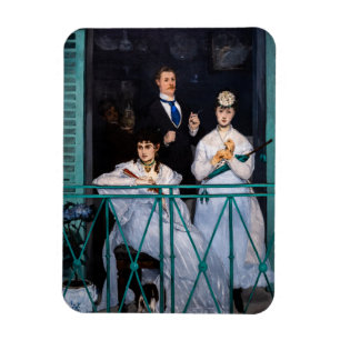 Ímã Edouard Manet - Balcony / Le Balcon