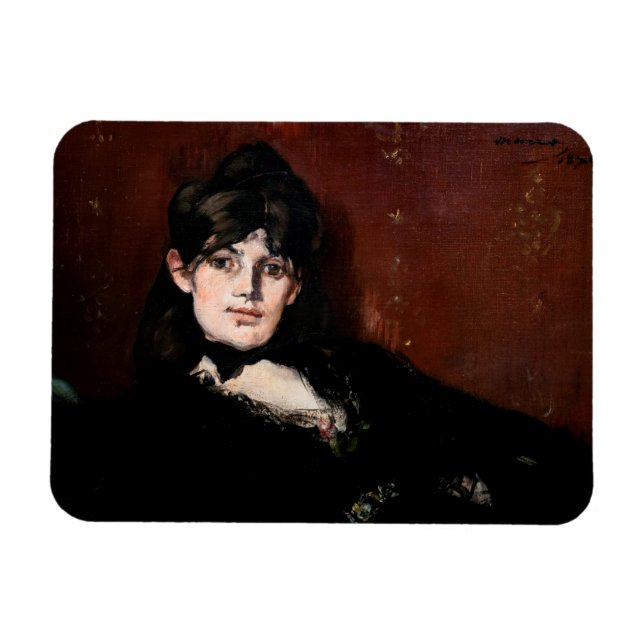 Ímã Edouard Manet - Berthe Morisot Reclinada (Horizontal)