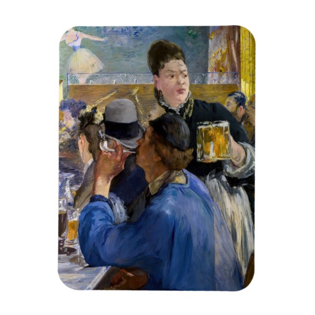Ímã Edouard Manet - Cantinho de um Cafe-Concert (Vertical)
