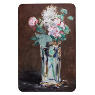 Ímã Edouard Manet - Flores em um vaso de cristal