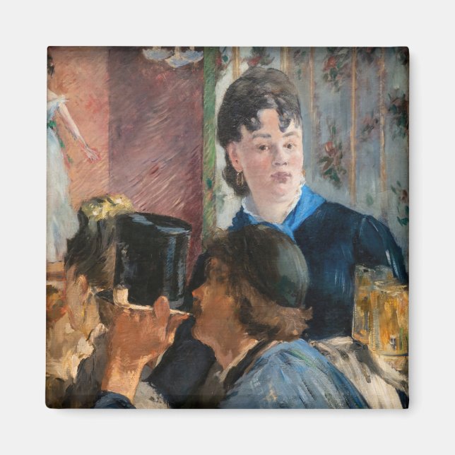 Imã Edouard Manet - garçonete servindo cerveja (Frente)