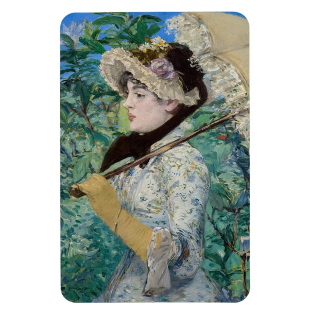 Ímã Edouard Manet - Jeanne / Primavera (Vertical)