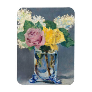 Ímã Edouard Manet - Lilases e Rosas