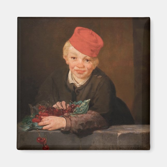 Imã Edouard Manet - Menino com Cerejas (Frente)