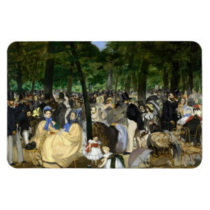 Ímã Edouard Manet - Música nos Jardins das Tulherias