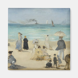 Imã Edouard Manet - Na Praia, Boulogne-sur-Mer
