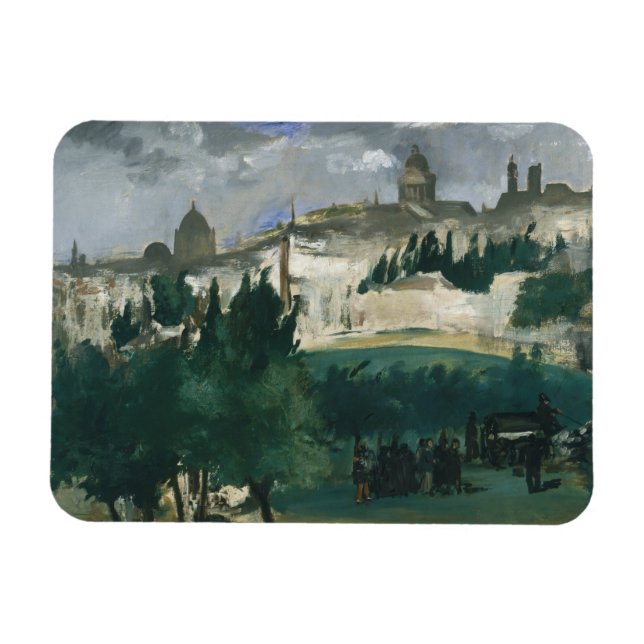 Ímã Edouard Manet - O Funeral (Horizontal)