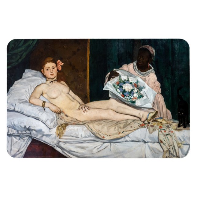 Ímã Edouard Manet - Olympia (Horizontal)