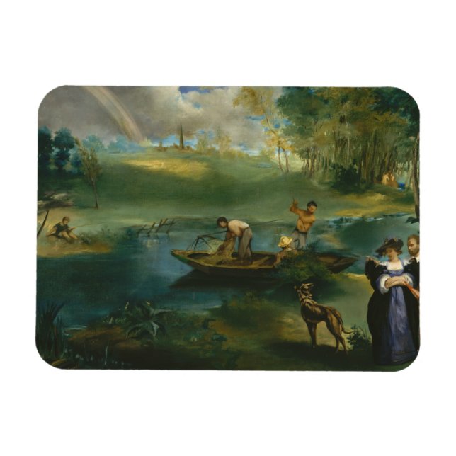 Ímã Edouard Manet - Pesca (Horizontal)
