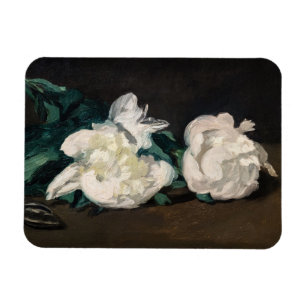 Ímã Edouard Manet - Ramo de Peônias Brancas, Tesoura d