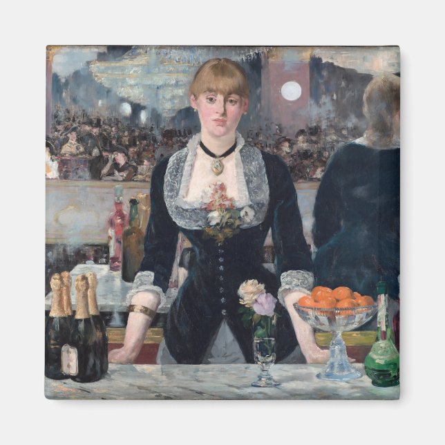 Imã Edouard Manet - Um Bar na Folies-Bergere (Frente)