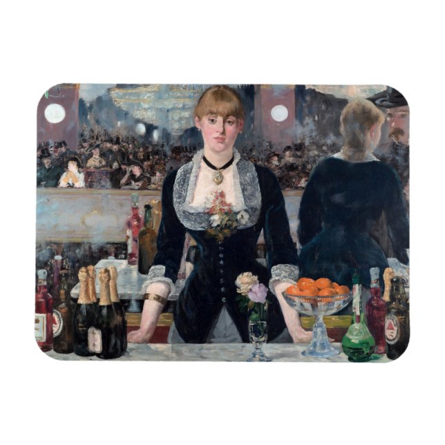 Ímã Edouard Manet - Um Bar na Folies-Bergere (Horizontal)