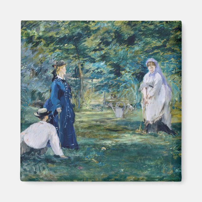 Imã Edouard Manet - Uma Partida de Croquet (Frente)