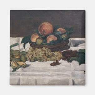 Imã Edouard Manet - Vida estática, Frutas em uma Mesa