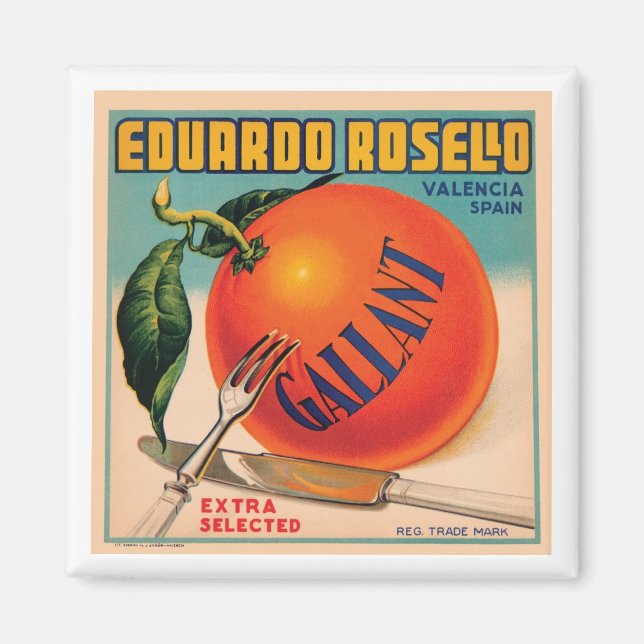 Imã Eduardo Rosello Valencia Espanha VIntage Crate Lab (Frente)